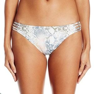 NWT Roxy PRT Strappy Love Reversible Bikini Bottom
